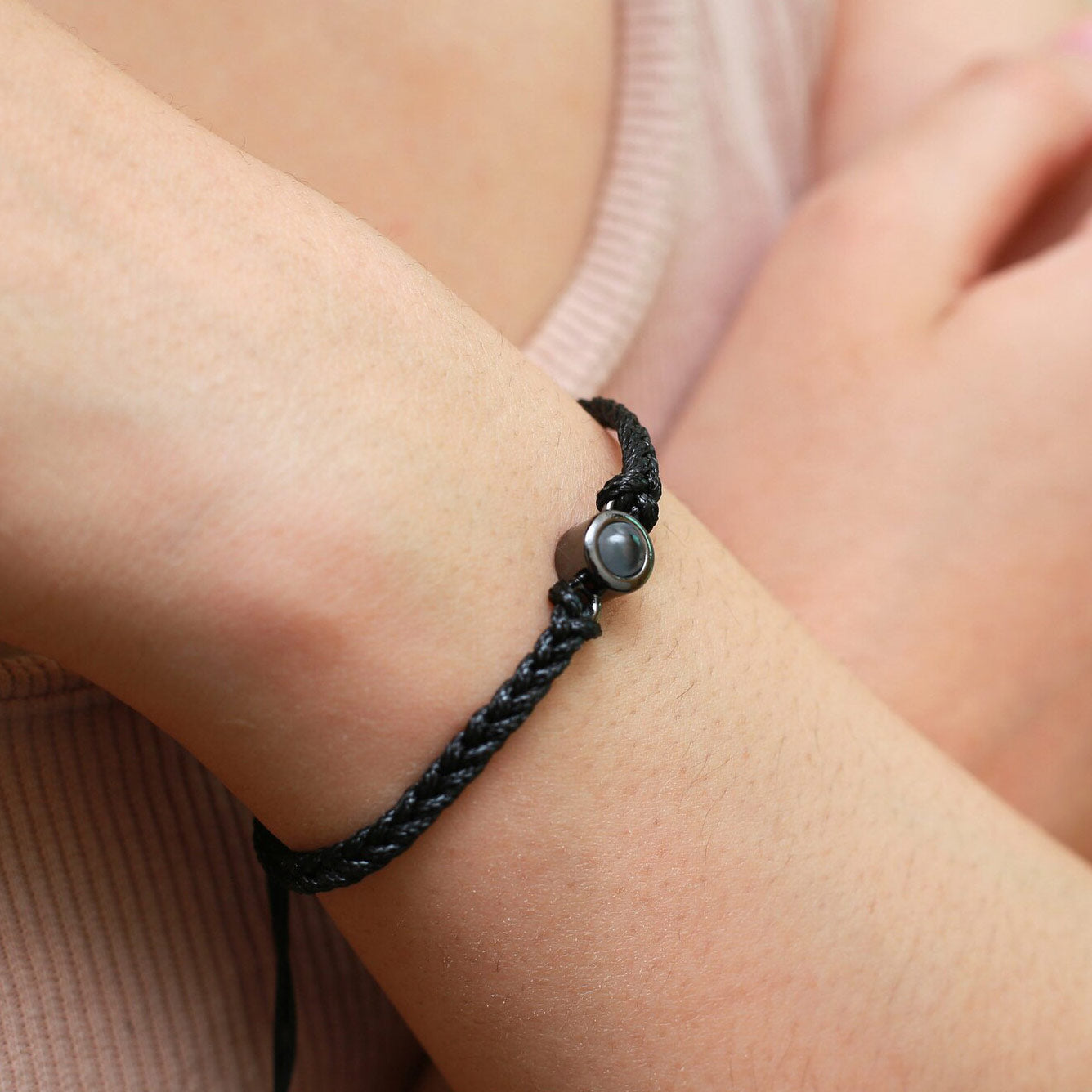 Braided Photo Bracelet